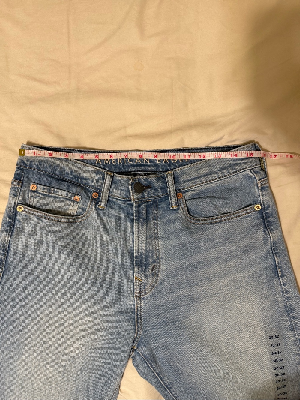 NWT AE Original Straight Jean in Pale Ocean // Men 30x32 - Picture 14 of 16